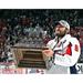 Alex Ovechkin Washington Capitals Unsigned 2018 Stanley Cup Champions Holding Conn Smythe Photograph