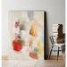 Langley Street® Premium Gallery 'Boundless I' Framed Painting Print on Wrapped Canvas in White | 48 H x 36 W x 1 D in | Wayfair