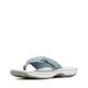 Clarks Women's 26142714 Flip-Flop, Blue Grey Synthetic, 5.5 UK