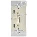 Leviton 600-Watt Single Pole/3-Way Slide Dimmer in White | 2.4 H x 3.8 W x 6 D in | Wayfair TSL06-R18-1KT