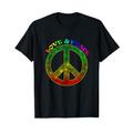 Love Peace 60er 70er Jahre Hippie-Kostüm T-Shirt