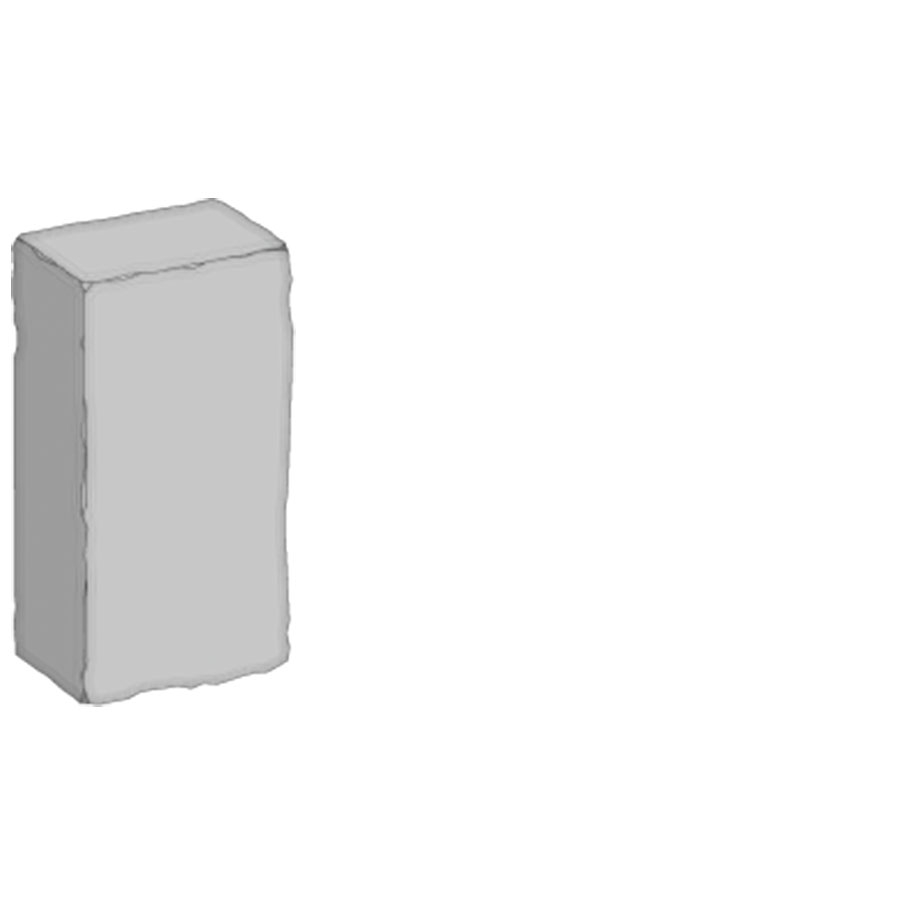 KANN Palisade Germania antik muschelkalk-nuanciert Leistenstein, 42 cm Image