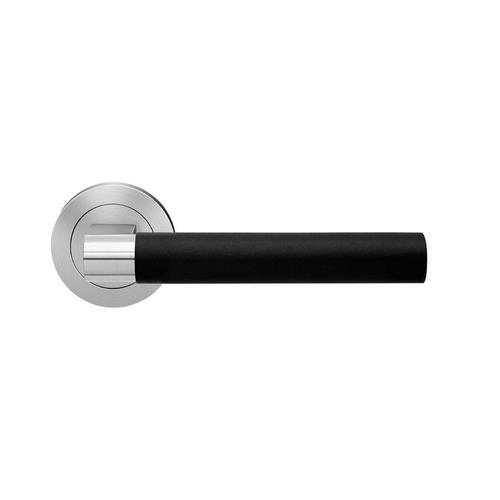 Karcher Türgriff-Garnitur Madeira ER45LS Edelstahl matt Türklinke, Bad / WC