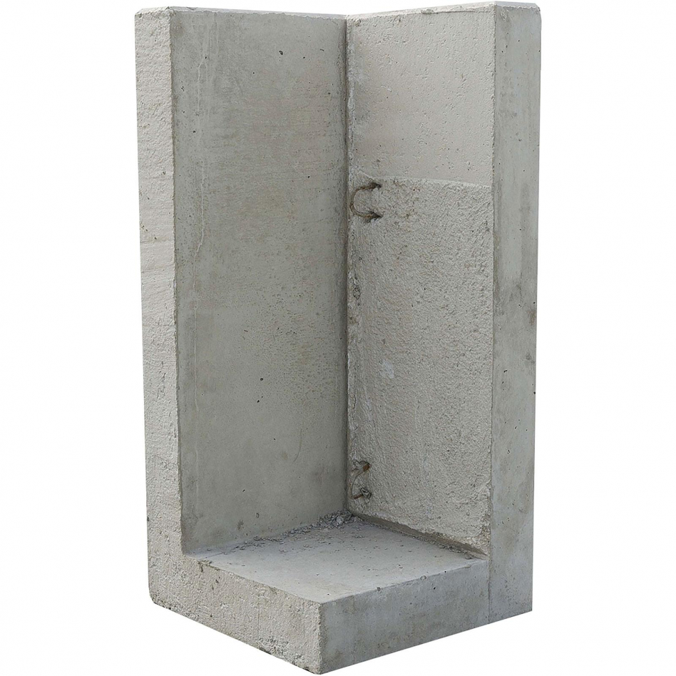 EHL Stützwinkel Außenecke einteilig 50cm Breite, 105x50x50 cm Image