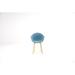 Inbox Zero Adairis 22" W Polyester Seat Waiting Room Chair w/ Metal Frame Wood/Metal in Orange/Blue | 31 H x 22 W x 23 D in | Wayfair