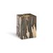 Phillips Collection Cast Naturals Petrified Wood Accent Stool in Brown/Gray | 17 H x 12 W x 12 D in | Wayfair PH94497