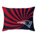 New England Patriots 20'' x 26'' Wave Raschel Plush Bed Pillow