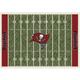 Imperial Tampa Bay Buccaneers 7'8'' x 10'9'' Home Field Rug