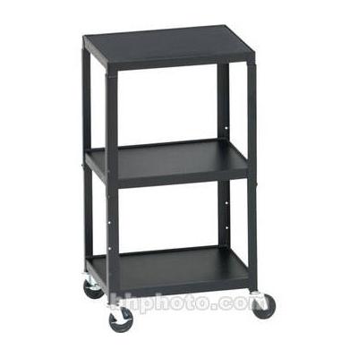 Bretford Adjustable AV Cart with 4" Casters (Black) A2642