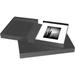 Print File Black Clamshell Archival Portfolio Box with Black Lining - 20.25 x 24.25 x 210-5080