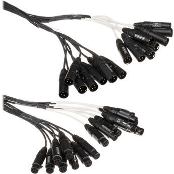 Whirlwind Medusa 16-Channel Multitrack XLR Audio Snake (Blue, 50') MT-16-F-M-50