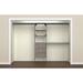 ClosetMaid SuiteSymphony 84" W - 120" W Closet System w/ Drawers Manufactured Wood in Gray | 82.25 H x 14 D in | Wayfair