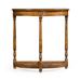 Casually Country 32.5" Solid Wood Console Table Wood in Brown Jonathan Charles Fine Furniture | 34 H x 32.5 W x 14.5 D in | Wayfair 491162-CFW