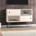 Wrought Studio™ Dammon TV Stand for TVs up to 43" Wood in White | 24.21 H in | Wayfair 8D3967F6A97F44F3AD39EB39C1034683