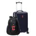 MOJO Black Cleveland Guardians Deluxe 2-Piece Backpack and Carry-On Set