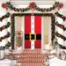 The Holiday Aisle® Santa's Belt Door Mural Metal in Red | 80 H x 32 W in | Wayfair 239BCEF24FC642A9AD0985ABC1B5772B