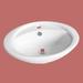 The Renovators Supply Inc. Above Counter Vitreous China Oval Vessel Bathroom Sink w/ Overflow in White | 7.13 H x 22 W x 16.25 D in | Wayfair 13743