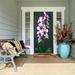 The Holiday Aisle® Orchid Art Door Mural Metal in Black | 80 H x 32 W in | Wayfair 69420053DE44480E95E20C174048FAE1