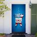 The Holiday Aisle® I Have a Dream Star Door Mural Metal in Blue | 80 H x 32 W in | Wayfair 045038DB4E184FF9B80BCF01E11463F6