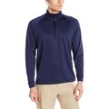 CBUCK Men's Jackson Half Zip Overknit, Navy, Medium