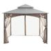 Garden Winds Gardena Gazebo Replacement Canopy Top ONLY, Metal in Gray | 52 H x 130 W x 130 D in | Wayfair LCM1274SG-RS