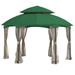 Garden Winds Heritage Hexagon Gazebo Replacement Canopy in Green | 40 H x 144 W x 144 D in | Wayfair LCM1396G-RS