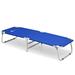 Bring Home Furniture Sleeman Folding Steel Camping Cot Rolling Bed in Blue | 13.5 H x 24.5 W x 74 D in | Wayfair MAG-A41-COT-001-BL