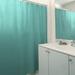 East Urban Home Katelyn Elizabeth Classic Doily Single Shower Curtain Polyester in Green/Blue | 74 H x 71 W in | Wayfair