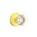 Emtek Old Town Privacy (Bed & Bath) Door Knob w/ Rosette Brass/Crystal in Yellow | 2.75 H x 2.75 W x 2.75 D in | Wayfair 8200OTUS3