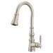 Moen Weymouth One-Handle Pull Down Single Handle Kitchen Faucet w/ Power Boost in Gray | 5.5 W x 9 D in | Wayfair S73004SRS