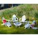 POLYWOOD® Long Island Adirondack 9-Piece Conversation Group Plastic in Green | Outdoor Furniture | Wayfair PWS181-1-GR