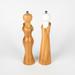 Peterson Housewares Inc. Mr. & Ms. Salt & Pepper Shaker Set Bamboo in Brown | 11 H x 6 W x 3 D in | Wayfair B0968079CL/B0968080-10