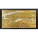 Global Gallery Gilded Map of NYC by Joannoo Framed Graphic Art on Canvas in White | 18 H x 36 W x 1.5 D in | Wayfair GCS-459229-1836-146