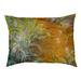 Tucker Murphy Pet™ Carlucci Path Through the Irises Dog Pillow Polyester/Fleece in Green/Pink | 7.1 H x 52 W x 42 D in | Wayfair