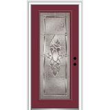 Verona Home Design Heirloom Master Fiberglass Prehung Front Entry Door Fiberglass in White | 36 W in | Wayfair ZZ04134L