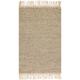 White 60 x 0.63 in Area Rug - Brea Handmade Beige Area Rug Polyester/Cotton/Wool ED Ellen DeGeneres Crafted by Loloi | 60 W x 0.63 D in | Wayfair