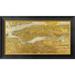 Global Gallery Gilded Map of NYC by Joannoo Framed Graphic Art on Canvas Canvas | 12 H x 24 W x 1.5 D in | Wayfair GCS-459229-1224-146