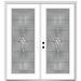 Verona Home Design Grace Primed Steel Prehung Front Entry Door Metal | 82.25 H x 66 W x 70 D in | Wayfair ZZ3656847R