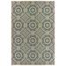 Blue/Gray 94 x 0.12 in Indoor/Outdoor Area Rug - Lark Manor™ Izola Geometric Gray/Teal Indoor/Outdoor Area Rug | 94 W x 0.12 D in | Wayfair