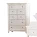 Canora Grey Sklar Wooden 5 Drawers Chest Wood in White | 50 H x 36 W x 18 D in | Wayfair E86F7AD01F5B486EA38DE398417BFEDA