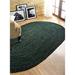 Green 96 x 0.35 in Area Rug - Loon Peak® Dario Handmade Braided Polyester Area Rug in Emerald Polyester | 96 W x 0.35 D in | Wayfair