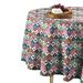 East Urban Home Cholla Pastel Bandana Hearts Tablecloth Polyester in Gray | 90 D in | Wayfair DB7E7925D4384B42919A8E7DA08D509C