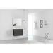 Orren Ellis Huntsville 24" Wall-Mounted Single Bathroom Vanity Set Wood/Ceramic in Gray | 33 H x 25 W x 18 D in | Wayfair