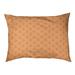 Tucker Murphy Pet™ Chen Zig Zag Pattern Outdoor Dog Pillow Polyester in Orange/Yellow | 7 H x 50 W x 24.8 D in | Wayfair