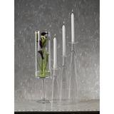 Rosdorf Park Taper Glass Candlestick Glass | 19.75 H x 3.75 W x 3.75 D in | Wayfair AD9C63B0C6F54E84AABD0087034AB610