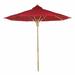 Bay Isle Home™ Esai 7' Umbrella in Red | Wayfair 435C2FE9BECE4AE39F07D4CA0E6A8AAF