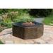 Elementi Columbia 16" H x 42" W Concrete Outdoor Fire Pit Table Concrete in Brown | 16 H x 42 W x 42 D in | Wayfair OFG105-LP