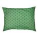 Tucker Murphy Pet™ Chen Classic Zig Zag Cat Designer Pillow Fleece, Polyester in Green | 18 H x 28 W x 6 D in | Wayfair