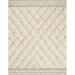 White 60 x 0.5 in Area Rug - Justina Blakeney x Loloi Geometric Hand Hooked Wool Beige Area Rug Wool | 60 W x 0.5 D in | Wayfair PRITPRT-05MIGO5076