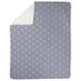 East Urban Home Zig Zag Pattern Fleece Blanket Microfiber/Fleece/Microfiber/Fleece in Gray | 50 W in | Wayfair C9EE75E691E143CE8E45D426CB0460B6